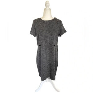NWT Tahari Herringbone Knit Knee-Length Sheath Dress